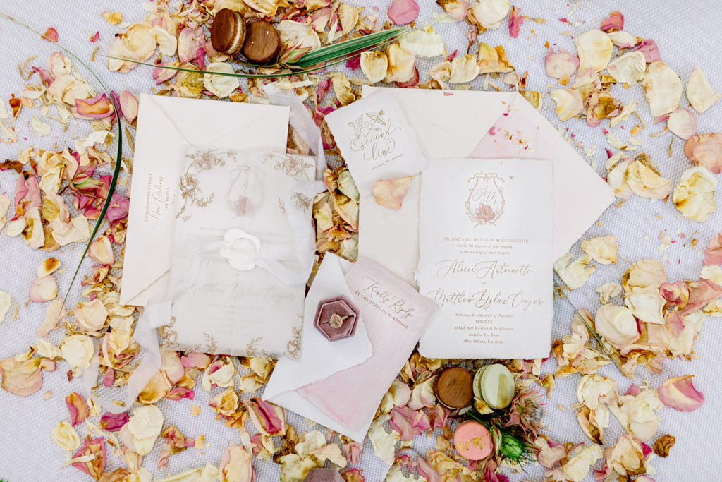Letterpress wedding stationery suite by Eglantine Rose Letterpress