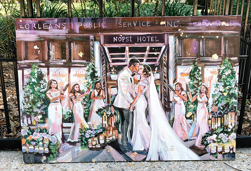 The wedding painting by Pappion Artistry