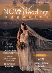 NOW Weddings Magazine December 2020 Issue Cover