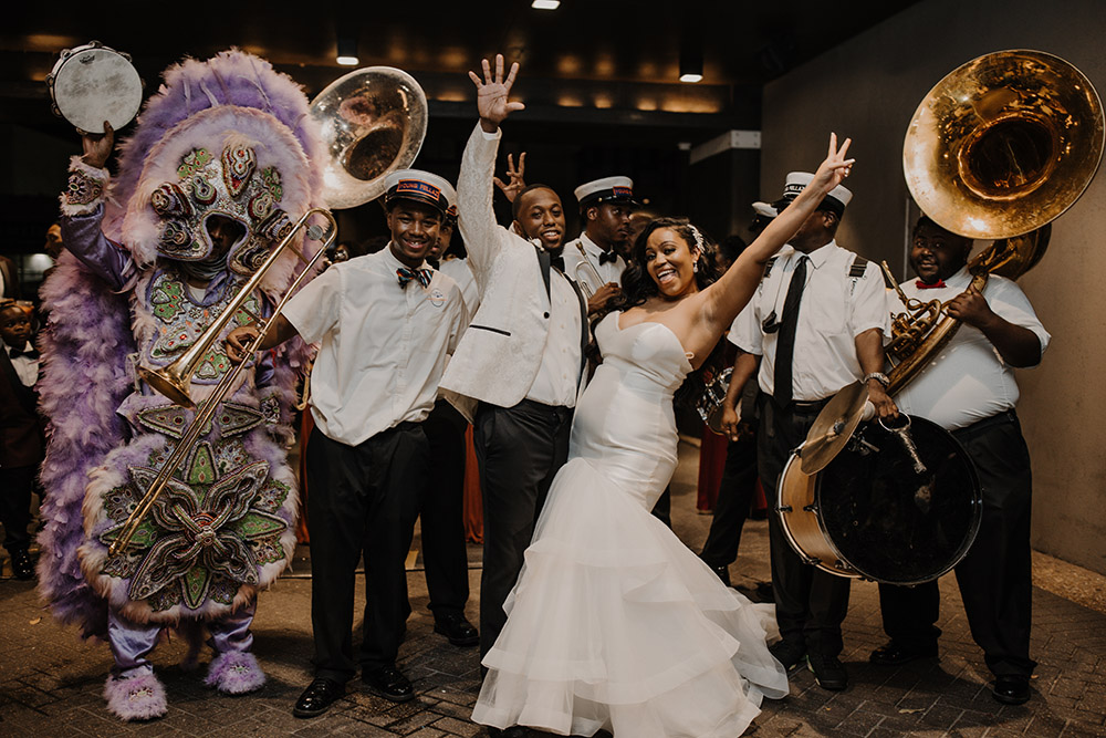New Orleans Wedding Second Line