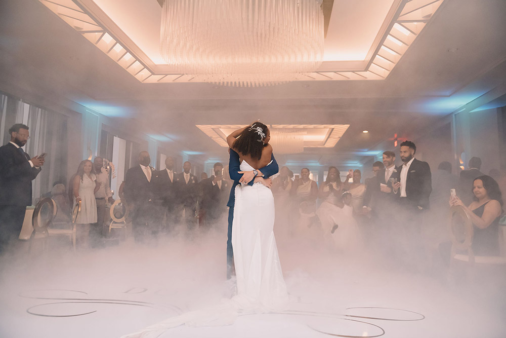 the first dance with fog special effect