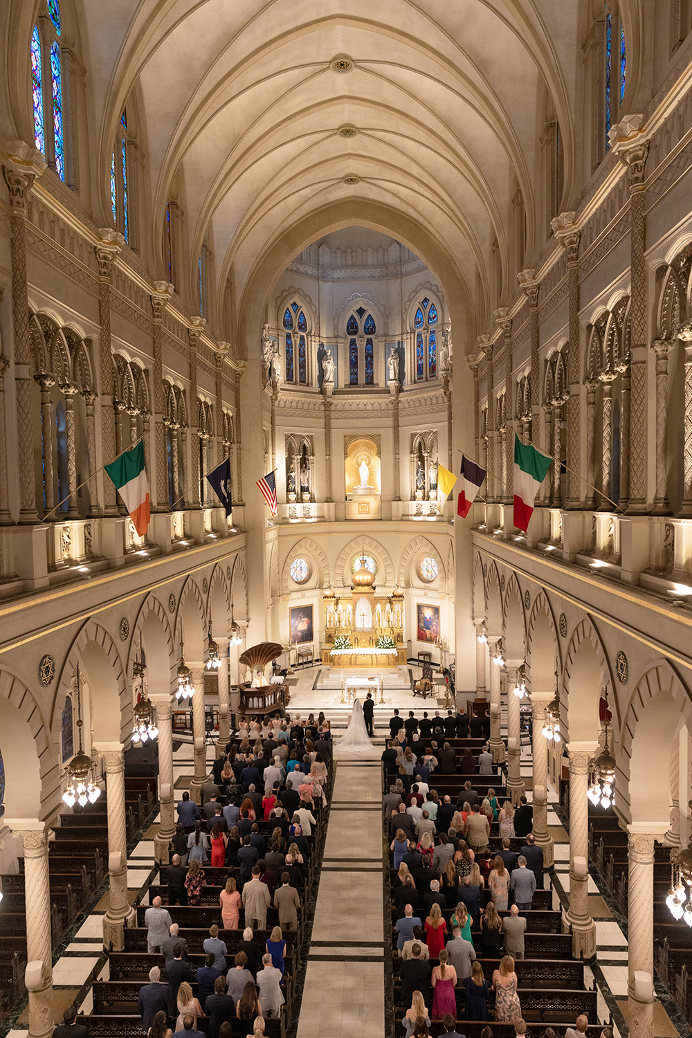 Immaculate Conception Jesuit Church view from choir loft