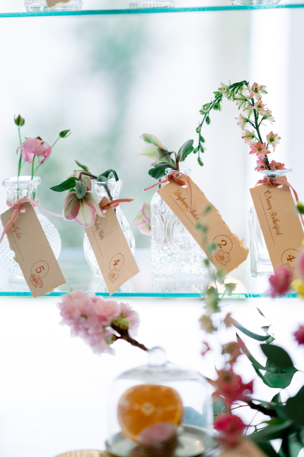 floral seating chart for wedding
