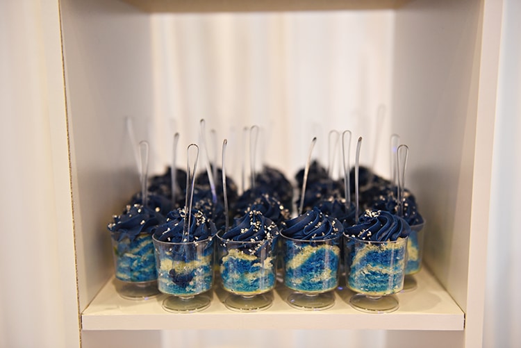 Something Blue Bridal Event Sweet Shop treats from Joe Gambino's Bakery
