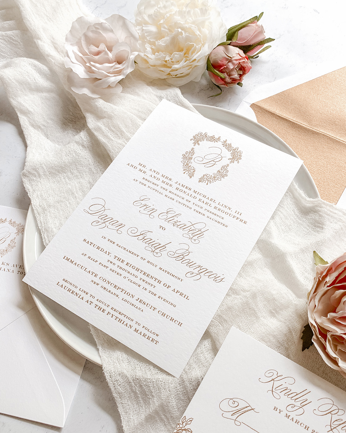 Wedding Invitation by InvitoBella, LLC