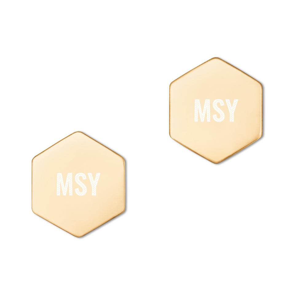 Jet-setting Airport MSY Earrings by Passport Polish