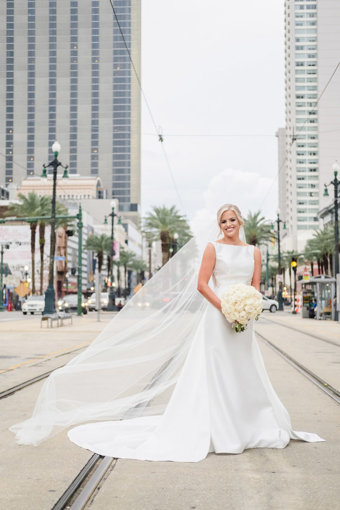 bride on canal street new orleans
