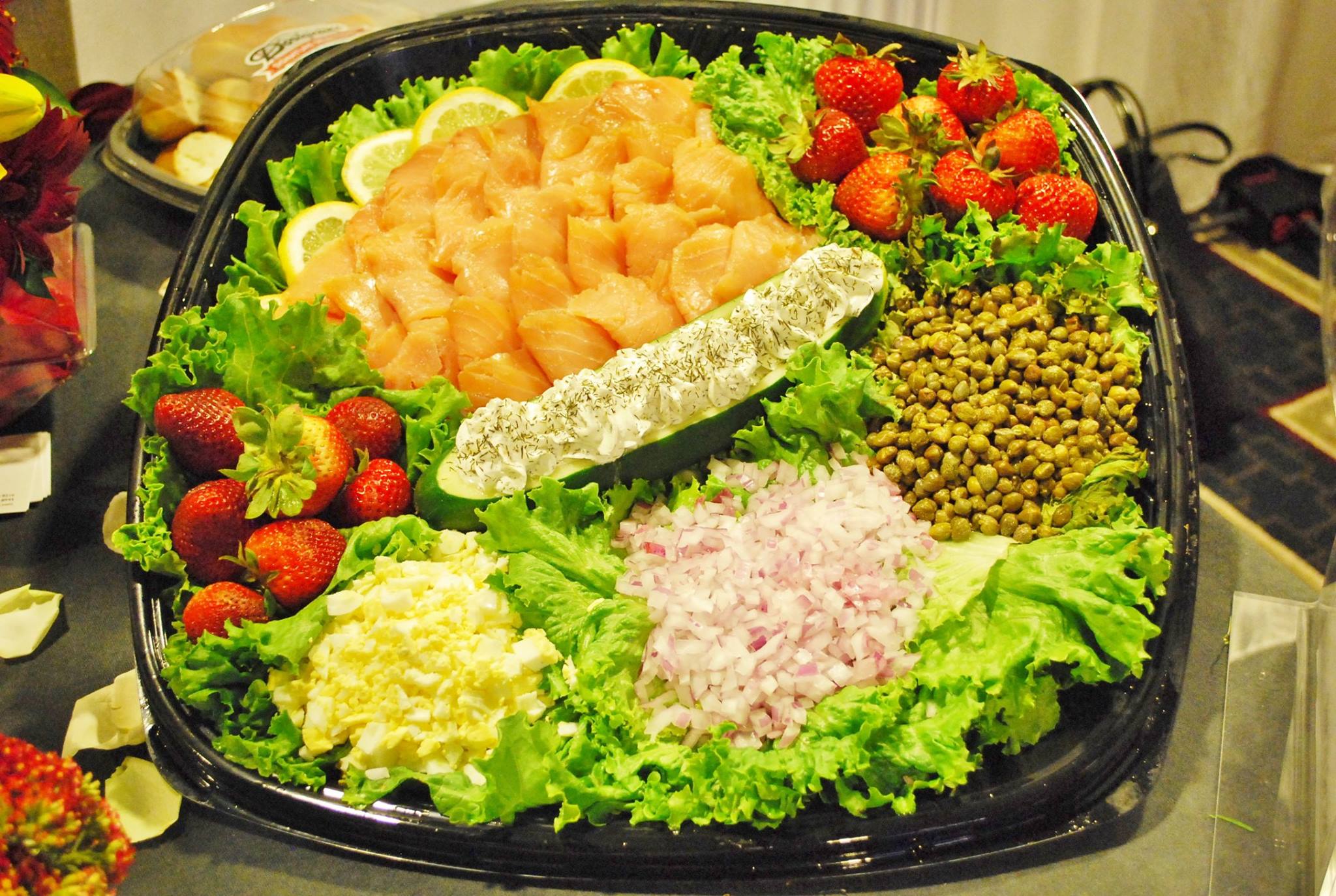 lox catering tray