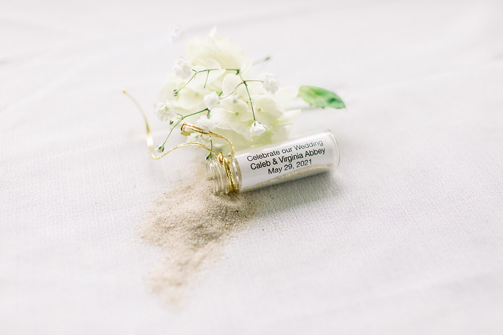 sand in a bottle wishes for wedding favors