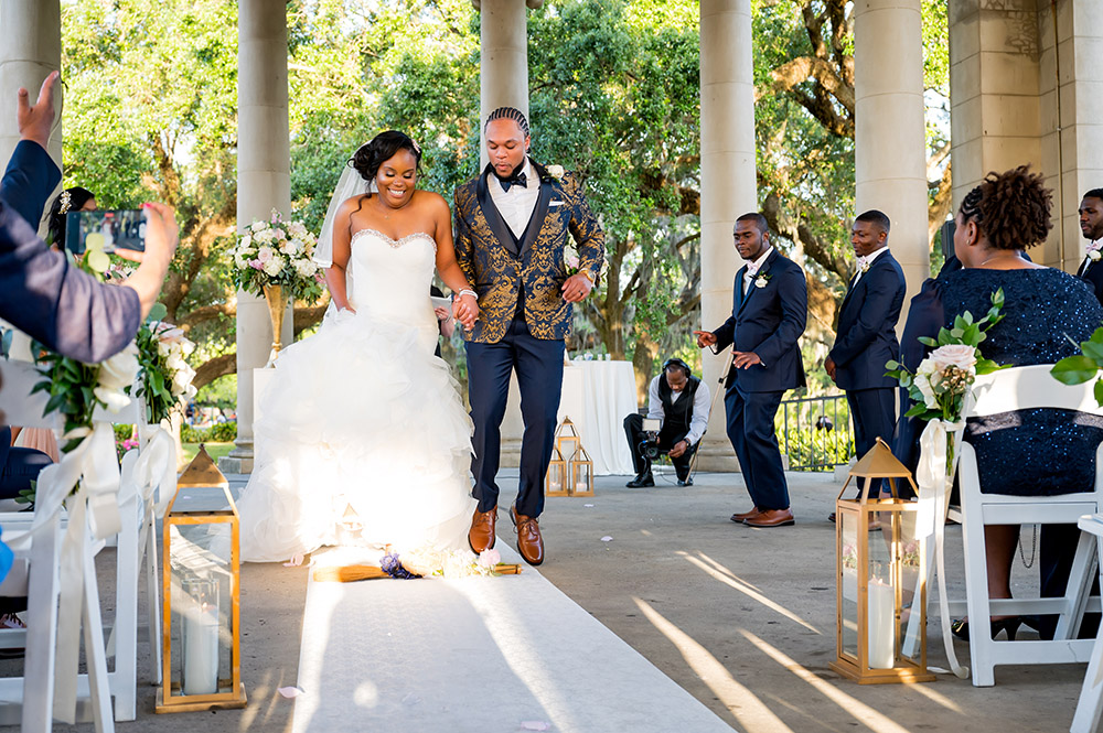 the jumping of the broom ceremony