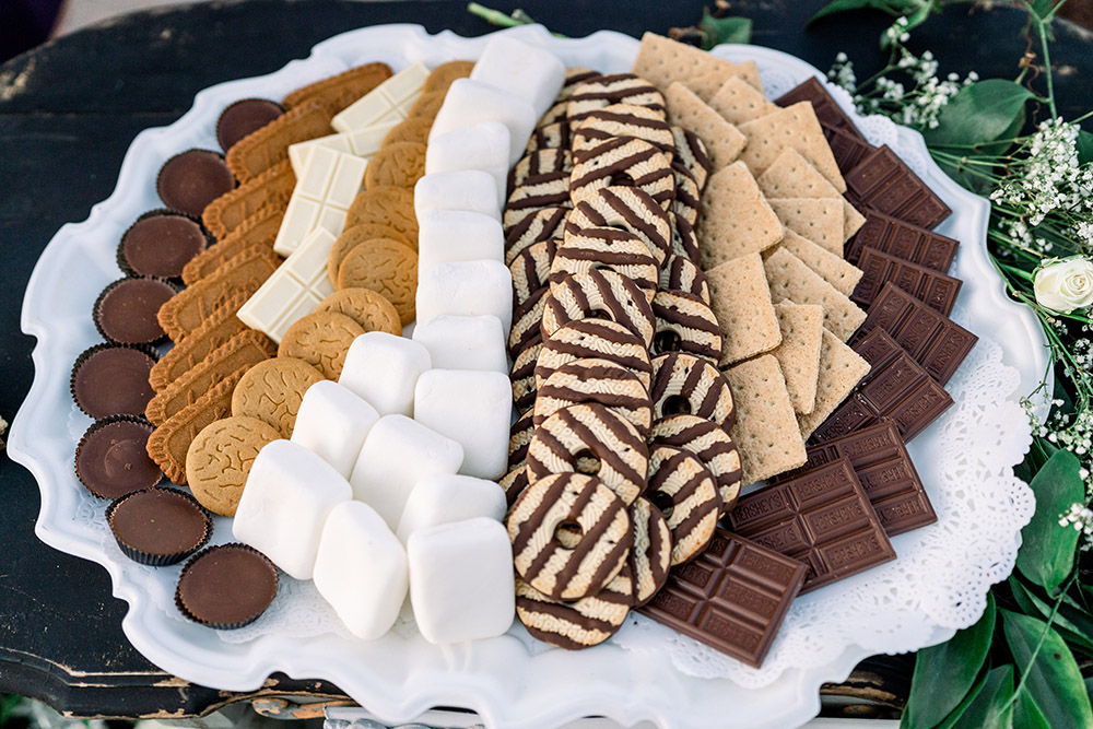 gourmet s'mores tray